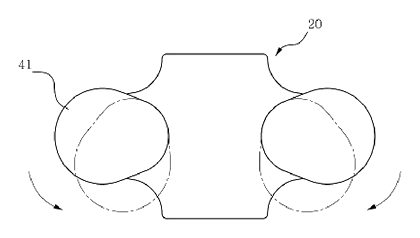 Push-Button Retractable Pen with Guided Elastic Clip Mechanism - Patent Fig. 15