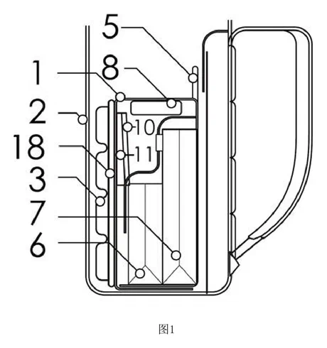 Fold-Out Desk Organizer Insert for School Backpacks - Patent Fig. 1