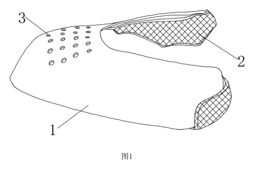 Padded Toe-Box Shield for Sneakers - Patent Fig. 1
