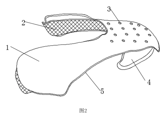 Padded Toe-Box Shield for Sneakers - Patent Fig. 2