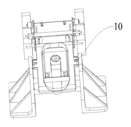 Motor-Driven Lifting Chair with Synchronized Frames and Swing Mechanism - Patent Fig. 5