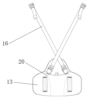 Baby Carrier with Load Dispersion and Adjustable Seat Width - Patent Fig. 4