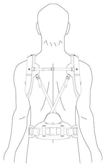 Baby Carrier with Load Dispersion and Adjustable Seat Width - Patent Fig. 6