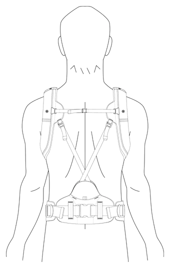 Baby Carrier with Load Dispersion and Adjustable Seat Width - Patent Fig. 8