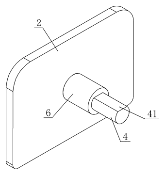 Self-Leveling, Nesting Table Base with a Torsion-Ring Leg Hub - Patent Fig. 7