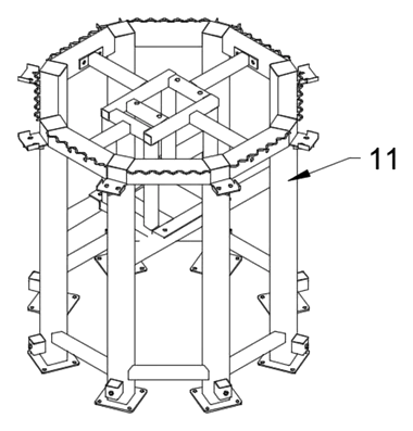 Rotating Sweeper Trampoline: Jump the Spinning Inflatable Arm - Patent Fig. 3