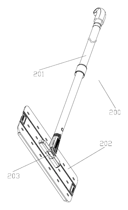 Electric Flat Mop Cleaning Bucket with Automatic Washing and Wringing - Patent Fig. 10