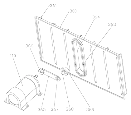 Electric Flat Mop Cleaning Bucket with Automatic Washing and Wringing - Patent Fig. 40