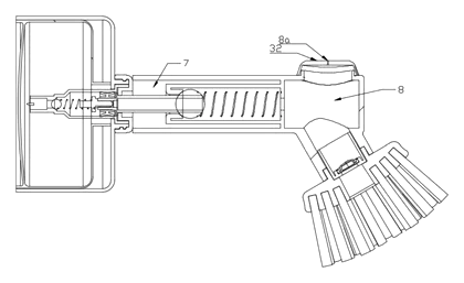 Soap-Dispensing Dish Brush That Refills in Its Stand - Patent Fig. 13