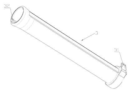 Single-Sided Hand-Free Flat Mop with Folding Plates and Squeezing Mechanism - Patent Fig. 8