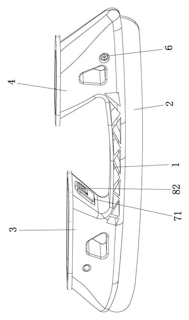 Quick-Change Ice Skate Blade Holder with Push-Button Release and Safety Lock - patent drawing