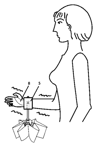 Wrist-Mounted Umbrella Stabilizer - Patent Fig. 7