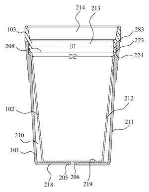 Rigid Shell Container with Removable Silicone Liner - Patent Fig. 4