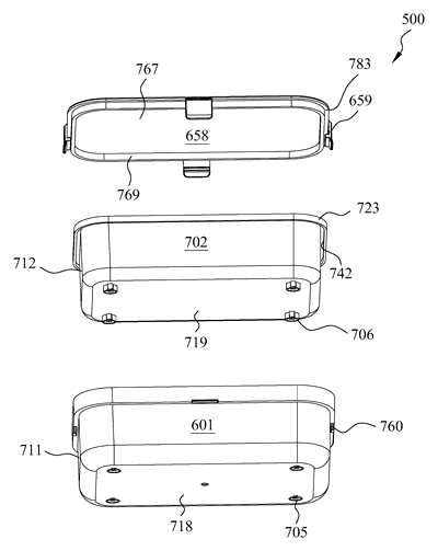 Rigid Shell Container with Removable Silicone Liner - Patent Fig. 9