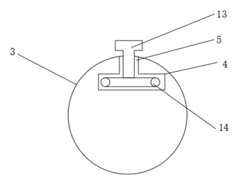 Garden Shovel for Garden Engineering with Foldable Blade and Scraper - Patent drawing - scraper mechanism