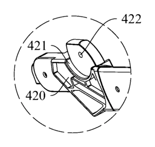 Baby Stroller with a Movably-Mounted Seat and Four-Bar Linkage Frame - Patent Fig. 12