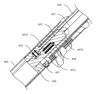 Baby Stroller with a Movably-Mounted Seat and Four-Bar Linkage Frame - Patent Fig. 22