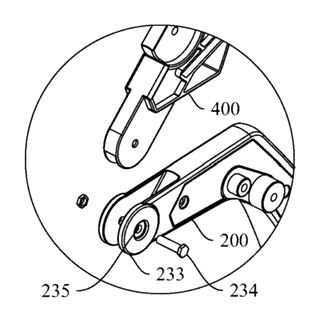 Baby Stroller with a Movably-Mounted Seat and Four-Bar Linkage Frame - Patent Fig. 37