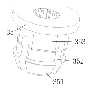 Cordless Electric Shoe Scrubber That Feeds Cleaner Through the Center of the Brush - Patent Fig. 6