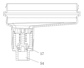 Cordless Electric Shoe Scrubber That Feeds Cleaner Through the Center of the Brush - Patent Fig. 9