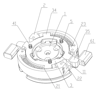 Manual Quick-Release Connector for Camera Equipment - Patent Fig. 3