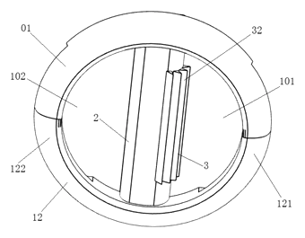 Belt Buckle with Tail Clip and Friction Lock for Holeless Belts - Patent Fig. 4
