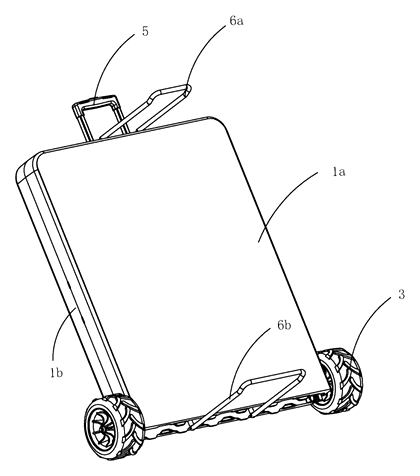 Telescopic Folding Table with Extension Panel and Built-In Trolley - Patent Fig. 10