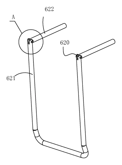 Telescopic Folding Table with Extension Panel and Built-In Trolley - Patent Fig. 13