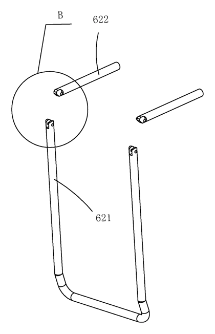 Telescopic Folding Table with Extension Panel and Built-In Trolley - Patent Fig. 15
