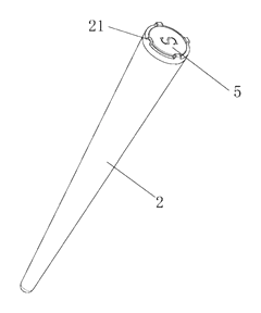 Motorized Hot Pot Chopsticks with Rotating, Detachable Magnetic Tips - Patent Fig. 5