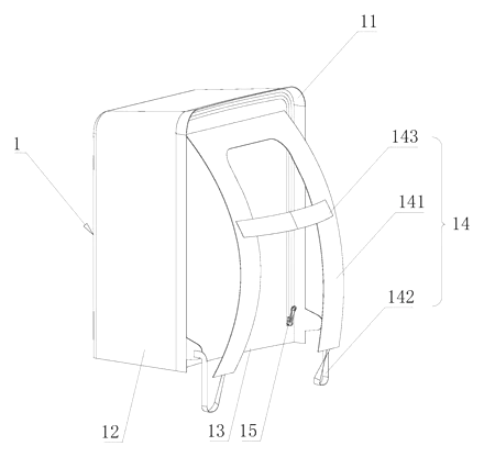 Backpack with Removable Body-Shaped Inner Frame - Patent Fig. 1