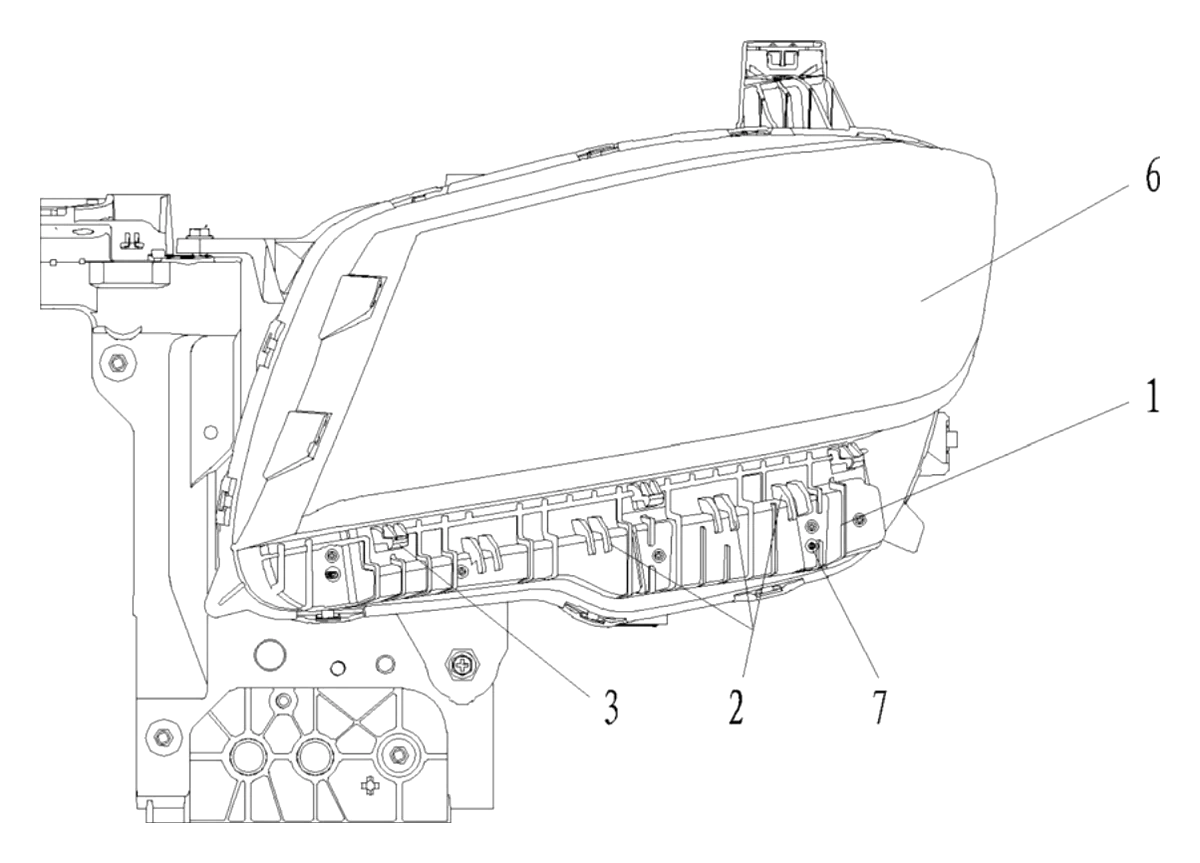 Headlamp-to-Bumper Adapter Bracket That Sets Gap and Flush in Three Directions - patent drawing