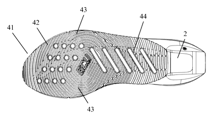 Heel-Less Carbon Plate Running Shoe Sole for Forefoot Strikers - Patent Fig. 8