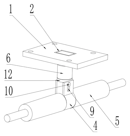 Swivel-Pin Skateboard Truck with Rubber Sleeve - Patent Fig. 1