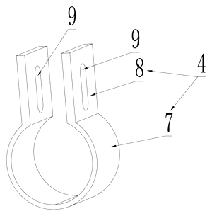 Swivel-Pin Skateboard Truck with Rubber Sleeve - Patent Fig. 5