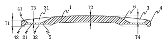 Stationary Clipper Blade with Skin-Guard Tooth Protrusions - Patent Fig. 3