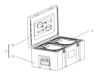 Sealed Inner Container for Food Heat-Preservation Boxes and Knapsacks - Patent Fig. 2