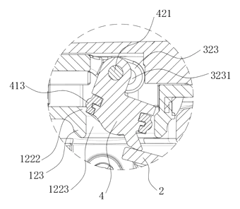 One-Touch Sealing Cup Lid with Rotating Plug and Spring Return - Patent Fig. 5